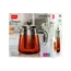 ჩაიდანი Ardesto Teapot Gemini Milano, 750ml, borosilicate glass, stainless steel, transparent , 2 image - Primestore.ge