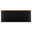 პურის შესანახი Ardesto Bread bin Midori 33х18х12cm, metal, bamboo, black , 5 image - Primestore.ge