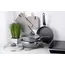 ტაფა Ardesto Deep Fry pan with lid Gemini Gourmet Apulia, 24cm, aluminium, gray , 3 image - Primestore.ge