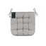 სკამის ბალიში Ardesto Sitpad Oliver, 40x40cm, 100% cotton, filling: 50% holofiber, 50% pp, gray  - Primestore.ge
