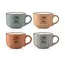 კერამიკის ჭიქა Ardesto Mug Way of life, 550ml, ceramics, gray , 6 image - Primestore.ge