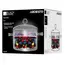 ქვაბი Ardesto Casserole Black Mars, 2l, borosilicate glass , 4 image - Primestore.ge
