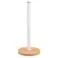 ხელსახოცის სადგამი Ardesto Paper Towel Holder Midori 15х34cm, metal, bamboo, white  - Primestore.ge