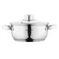 ქვაბი Ardesto Casserole with glass lid Gemini Gourmet Aosta, 1.8l, stainless steel , 3 image - Primestore.ge