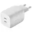 ადაპტერი Belkin Wall Charger 65W 2xUSB-C GAN PD PPS, white  - Primestore.ge