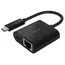 USB-C ადაპტერი Belkin Adapter USB-C - Ethernet 60W PD Black  - Primestore.ge