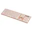 კლავიატურა 2E 2E-KS270WBPN Scissor, Wireless, USB, Bluetooth, Keyboard, Pink/White , 3 image - Primestore.ge