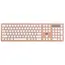 კლავიატურა 2E 2E-KS270WBPN Scissor, Wireless, USB, Bluetooth, Keyboard, Pink/White  - Primestore.ge