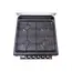 გაზქურა Oz OQ60X60B4E 4 Gas, Oven Electric, Black/Grey , 2 image - Primestore.ge