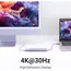 USB-C ჰაბი UGREEN CM478 (35582), USB, USB-C, HDMI, HUB, Purple , 3 image - Primestore.ge