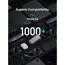 Portable charger UGREEN PB502 (25185) Nexode, 10000mAh, USB Type-C, USB, Power Bank, Gray, 2 image