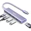 USB-C ჰაბი UGREEN CM478 (35582), USB, USB-C, HDMI, HUB, Purple  - Primestore.ge