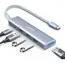 USB-C ჰაბი UGREEN CM478 (35581), USB, USB-C, HDMI, HUB, Blue  - Primestore.ge
