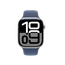 სმარტ საათი Apple Watch Series 10 GPS 46mm Silver Aluminum Case With Denim Sport Band MWWM3 M/L , 2 image - Primestore.ge