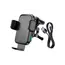 ავტომობილის უსადენო დამტენი Hoco HW10 Jenny Three-Axis linkage Wireless Fast Charging Car Holder (air outlet) Black  - Primestore.ge