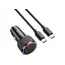 მანქანის დატენი Hoco NZ14B Guerrero PD50W Dual-Type-C car charger black , 4 image - Primestore.ge