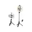 მობილურის სამაგრი Hoco LV03 Plus Showfull fill light live broadcast holder black  - Primestore.ge