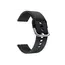 სმარტ საათის სამაჯური for Samsung Galaxy Watch Active / Galaxy Watch Active2 20MM Soft Silicone Smart Watch Strap Replacement Watch Band - Black  - Primestore.ge