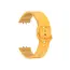 სმარტ საათის სამაჯური For Samsung Galaxy Fit3 Watch Band Soft Silicone Strap Replacement - Yellow  - Primestore.ge