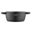 ქვაბი Ardesto Casserole with glass lid Gemini Anzio, 2.5l, aluminium, black , 3 image - Primestore.ge