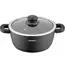 ქვაბი Ardesto Casserole with glass lid Gemini Anzio, 2.5l, aluminium, black  - Primestore.ge