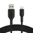 USB კაბელი BELKIN CAA002BT2MBK APPLE IPHONE CHARGER USB TO LIGHTNING CABLE 6FT  - Primestore.ge