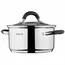 ქვაბი Casserole Ardesto Gemini, glass lid, 2.5 l, gray handles with silicone  - Primestore.ge