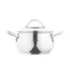 ქვაბი Ardesto Casserole with glass lid Gemini Liguria, 2.2l, stainless steel , 2 image - Primestore.ge