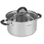 ქვაბი Casserole Ardesto Gemini, glass lid, 3.6 l, gray handles with silicone, stainless steel , 2 image - Primestore.ge