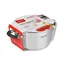 ქვაბი Ardesto Casserole with glass lid Gemini Salerno, 0.8l, stainless steel, silicone , 2 image - Primestore.ge