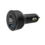 მანქანის დამტენი Gembird TA-UC-AC2PD65LCD-CAR-01 2-port USB Car Fast Charger USB-C PD LCD 65W Black , 4 image - Primestore.ge