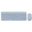 კლავიატურა და მაუსი A4Tech Fstyler FG3300 Air2 QuietKey 2-Zone Combo Desktop Blue  - Primestore.ge