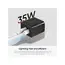 დამტენი Arzopa C35 GaN Power Adapter USB/USB-C 35W , 3 image - Primestore.ge
