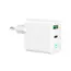 ადაპტერი Gembird TA-UC-PDQC20L-W-01 2-port 20W USB Fast Charger LED White , 3 image - Primestore.ge
