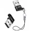 USB ადაპტერი UGREEN US280 (50568), USB A Male To USB-C Female Adapter, Black , 2 image - Primestore.ge