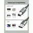 პრინტერის კაბელი UGREEN 90817, USB-A To USB-B, Printer Cable, 3m, Green , 2 image - Primestore.ge