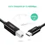 პრინტერის კაბელი UGREEN US241 (80811), USB-C Male To USB-B 2.0 Male, Printer Cable, 1M, Black , 5 image - Primestore.ge