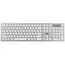 კლავიატურა 2E 2E-KS270WBWH Scissor, Wireless, USB, Bluetooth, Keyboard, White/Silver - Primestore.ge