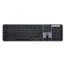 კლავიატურა 2E Keyboard membrane KS240 110key, WL/BT, EN/UK, grey-black  - Primestore.ge