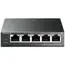 სვიჩი TP-Link TL-SG105PE, 5-Port Gigabit, PoE+ Switch, Black  - Primestore.ge