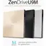 დისკის წამკითხველი ASUS ZenDrive SDRW-08U9M-U DVD+-R/RW USB2.0 EXT Ret Ultra Slim GOLD , 3 image - Primestore.ge