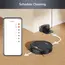 Robot Vacuum Cleaner with Dry and Wet Cleaning Ilife V9 Pro, 3000Pa, Gyroscope Navigation, Self-Empty Robotic Vacuum Cleaner With APP Control, Black, 3 image