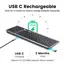 Keyboard UGREEN KU005/15258 Black/Gray, 4 image