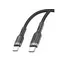 USB კაბელი Hoco U117 Type-C to Type-C 60W charging data cable Black  - Primestore.ge