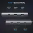 USB-C Hub UGREEN CM498 (15852) Revodok 206, 2 x HDMI, USB, Type-C, HUB, Grey, 5 image