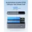 პორტატული დამტენი UGREEN PB722 (35525B) Nexode with Smart Digital Display, 25000mAh, Type-C, USB, Power Bank, Grey , 4 image - Primestore.ge