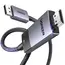 ვიდეო კაბელი UGREEN DP115 (80397), 8K, DisplayPort to HDMI, 2m, Grey , 2 image - Primestore.ge