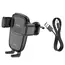 მანქანის დამტენი Hoco DCA37 Dawn suction cup car holder Balck , 3 image - Primestore.ge