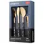 დანა ჩანგლის ნაკრები Ardesto AR1916MBS Gemini Marmo, 16pcs, Cutlery Set, Golden/Black , 5 image - Primestore.ge