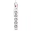 დენის გამანაწილებელი 2Е 2E-SP515M2WH, 5 Socket, 2m, Power Strip With Surge Protector, White , 2 image - Primestore.ge